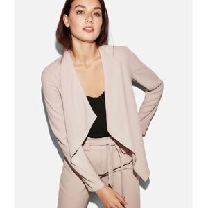 🆕️ Express Mauve Pink Drape Front Jacket